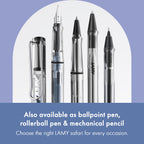 Lamy Fountain Pen with ergonomic grip & polished steel nib - vista / Medium Nib view 5