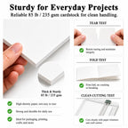 Envelopus 8.5 x 11 Cover Stock - White view 3