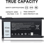 TSKYBEAR WDX0R Laptop Battery Compatible with Dell Inspiron 15 5000 5567 5570 5565 5568 (additional view 4)