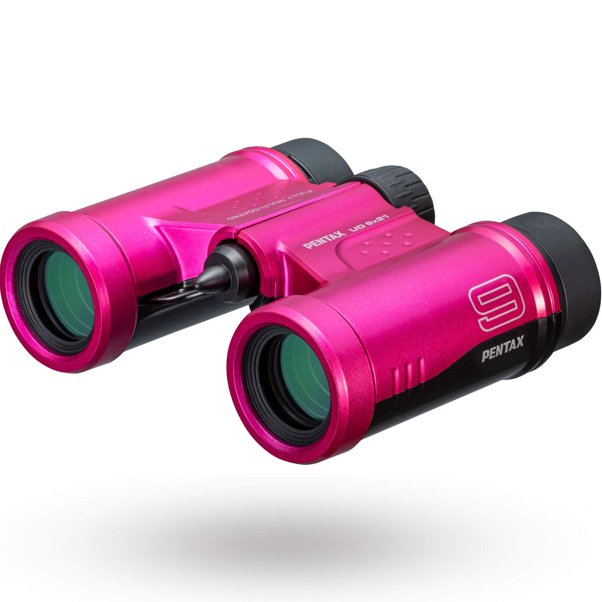 PENTAX Binoculars UD 9x21 - Grey and Orange A Bright and Clear Field of View, Lightweight