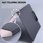 FRETONBA Clipboard Folder, 2 Pcs A4 Foldable