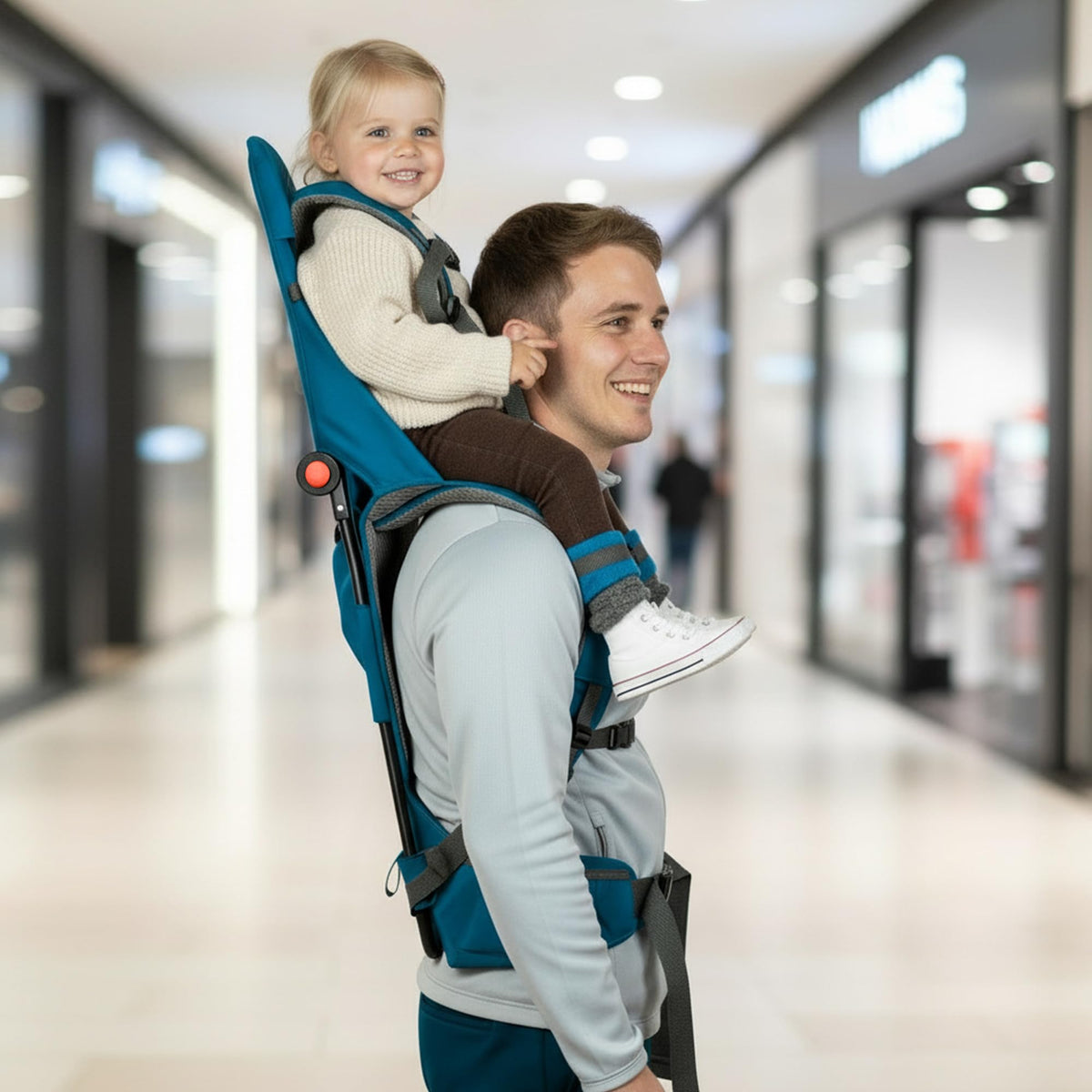 WIPHA Toddler Hiking Backpack Carrier - Blue view 1