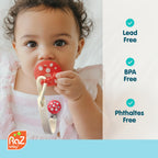 RaZbaby Chompy Silicone Pacifier Holder Clip - view 4