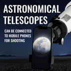 NEYLANG Telescope, 70mm Aperture Portable Refractor Telescope for Astronomy Beginners - White / 70x400MM view 6