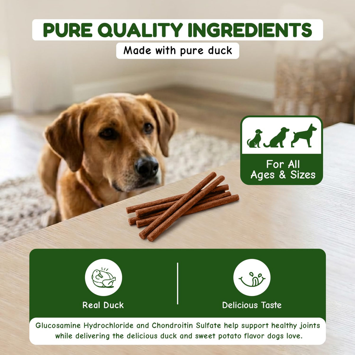 Loving Pets Meat Sticks Dog Treats - Sweet Potato and Duck Recipe view 4