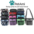 PetAmi Hands Free Dog Treat Pouch for Training and Walking - Camo Blue view 6