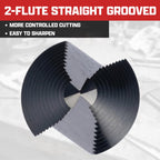 NEIKO 10624B Step Drill Bit, 9 Steps 1/2" to 1" Straight M35 Cobalt, AlTiSiN Coated, 1/4" (additional view 4)