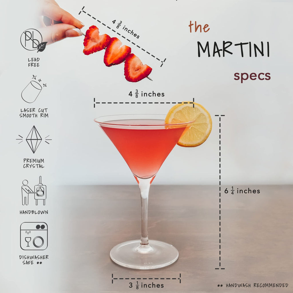 MORA PURE Martini Glasses