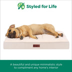 Furhaven Orthopedic Dog Bed - Wheat / Medium view 9