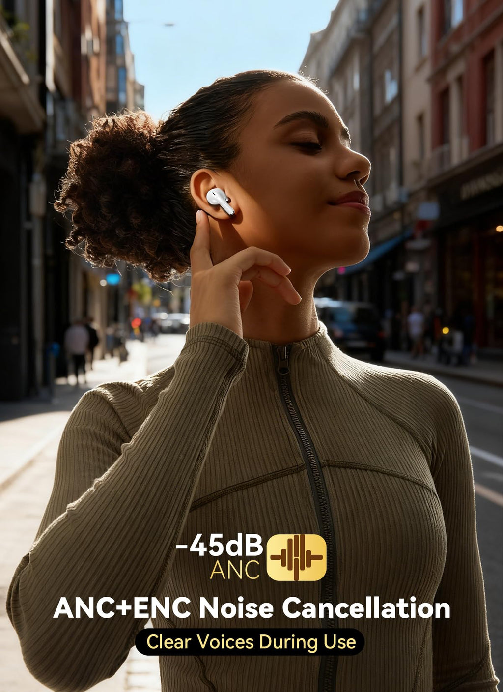 Wireless Earbuds, Smart Touchscreen Ear Buds, ANC Headphones, Bluetooth 5.4 (additional view 3)