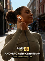 Wireless Earbuds, Smart Touchscreen Ear Buds, ANC Headphones, Bluetooth 5.4 (additional view 3)