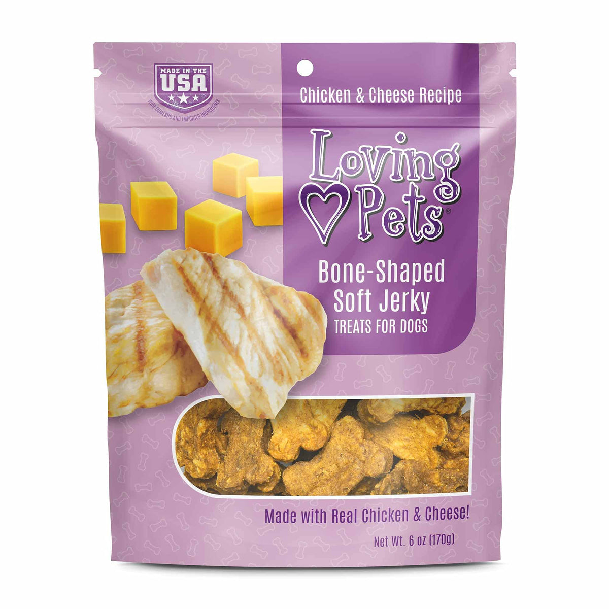 Loving Pets Soft Jerky Dog Treats – Real USA-Sourced Meat Dog Snacks for Training