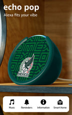 Amazon Echo Pop (newest model) - Mexico (Green) view 1