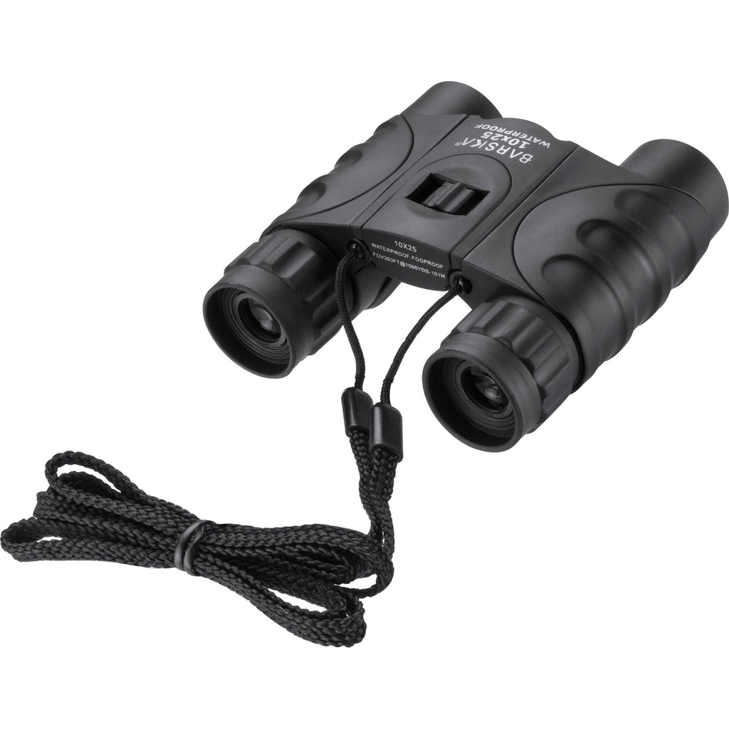 Barska 10x25 Waterproof Compact Binoculars - Black view 2