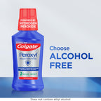 Colgate Peroxyl Antiseptic Mouth Sore Rinse, Alcohol Free, Mint, 16.9 fl oz (additional view 3)