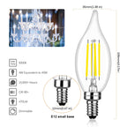 Brtstiun C35 LED Light Bulbs - Ca11-4w-5000k Daylight White / 12 Pack view 2