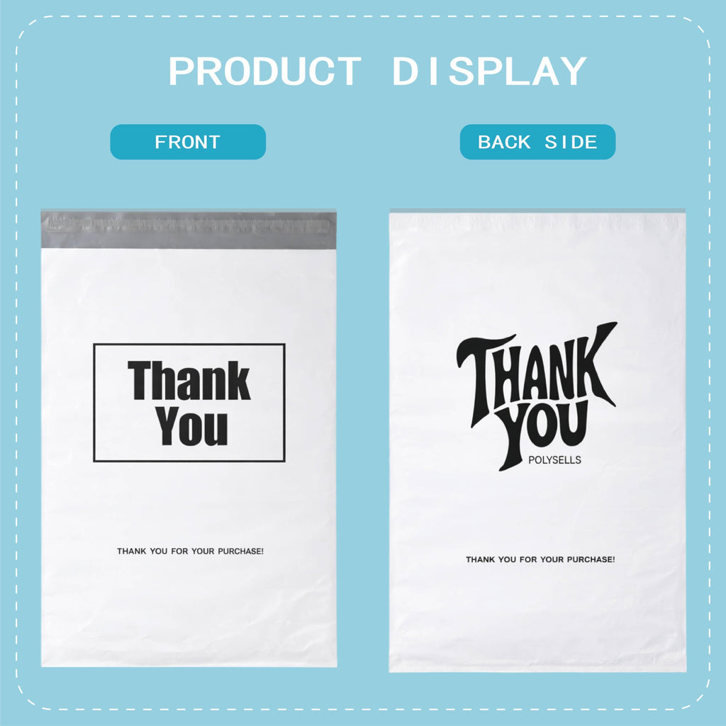 POLYSELLS Poly Mailers - white / 10"x13" 100 PCS view 4