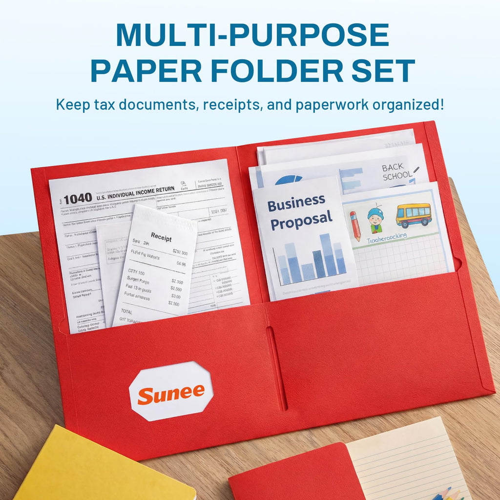 SUNEE Pack File Folders with Business