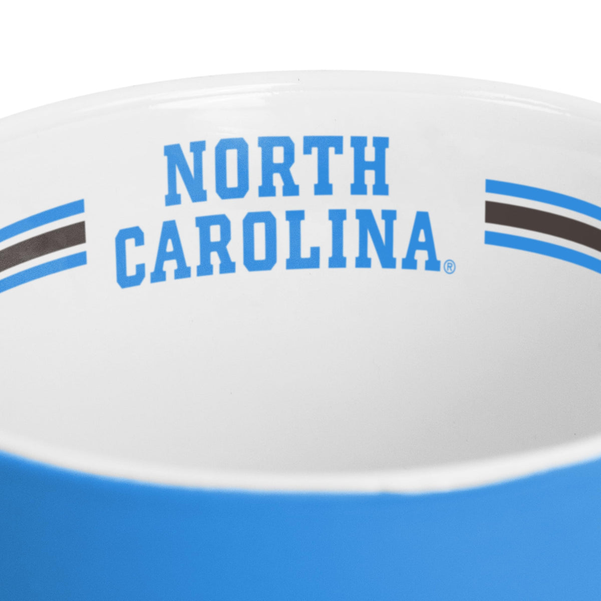 Logo Brands NCAA 15 oz Stripe Coffee Mug - North Carolina Tar Heels view 3