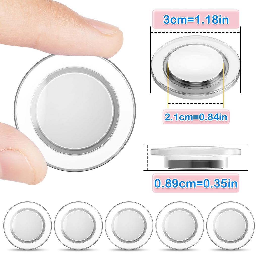 Grtard Magnets for Whiteboard, Round Fridge Magnets