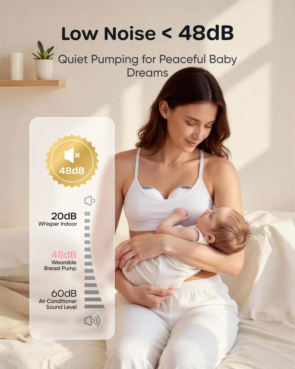 Nuliie S32 Wearable Breast Pump Hands-Free, More Private Electric Pump (additional view 7)