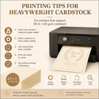 Envelopus 8.5 x 11 Cover Stock - Cream view 3