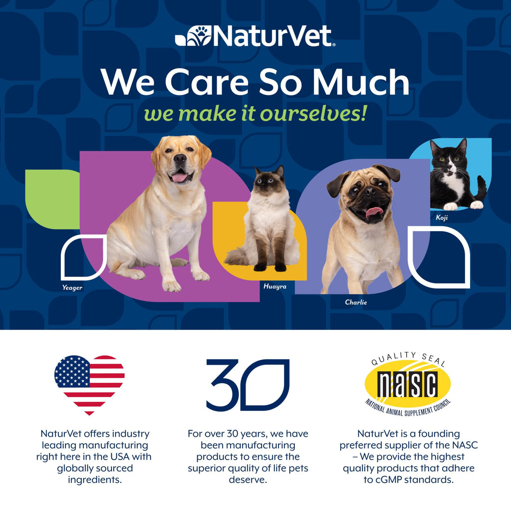 NaturVet Quiet Moments Calming Drops for Cats & Dogs - – 2 Oz