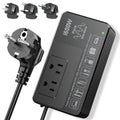 220V to 110V Voltage Converter - Black