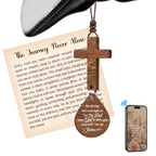 Cross for Car Mirror Hanging Christian Gifts for Men