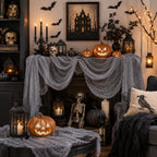 Qtisky Halloween Gauze Creepy Cloth