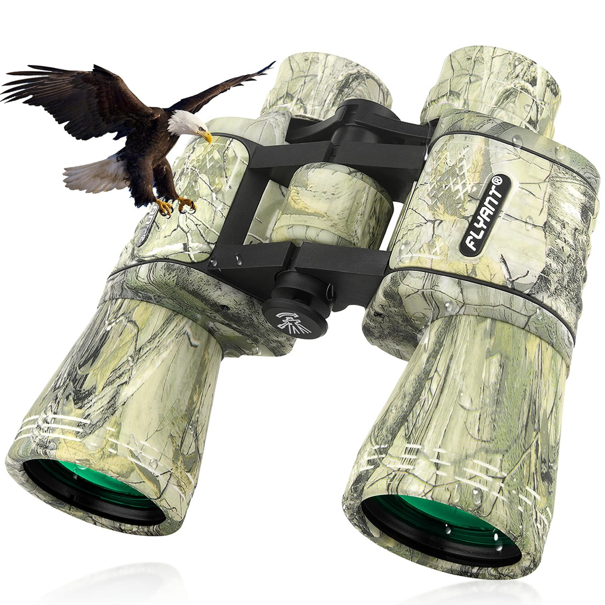 FLYANT 20x50 High Powered Binoculars for Adults, Waterproof Binoculars with Low Light Vision for Bird Watching Hunting