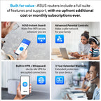 ASUS ZenWiFi BT10 WiFi 7 Mesh Router - Tri-Band, 3K sq ft, x2 10G (1 Pack) (additional view 7)