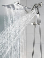 G-Promise Inch All Metal Rain Shower Head with Handheld