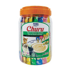 INABA Churu Cat Treats, Lickable, Squeezable Creamy Purée Cat Treat with Green Tea