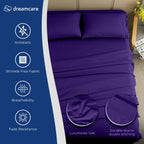 DREAMCARE Sheet Sets - 08 - Purple / King view 1
