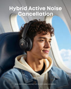 Soundcore by Anker Life Q30 Hybrid Active Noise Cancelling Headphones with Multiple Modes - Jet Black view 2