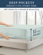 Lane Linen 100% Egyptian Cotton Ultra Soft Sheets - 24: Murmur view 5