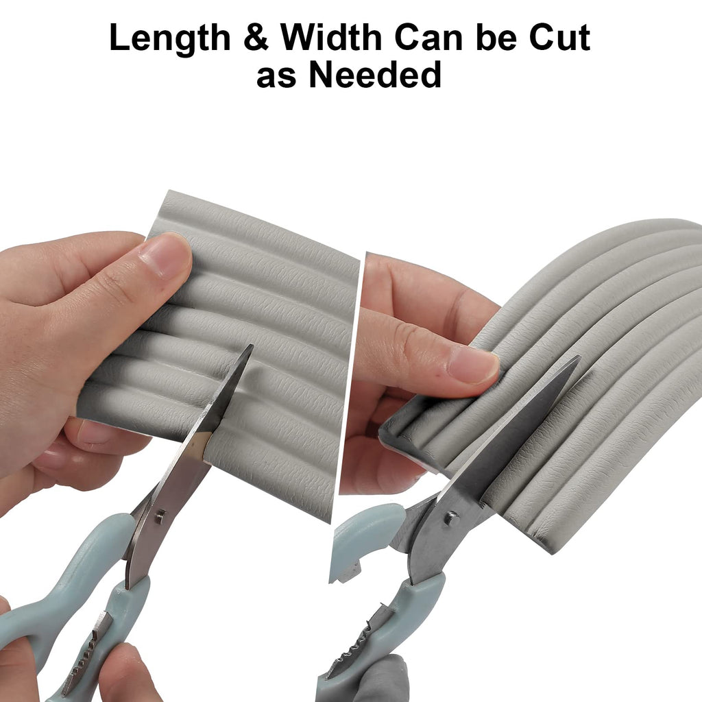 Dovesail Upgrade Baby Proofing Edge Guards 6.6ft Protector with 3M Adhesive Double Sided Tape - Gray - 16.4 Feet view 5