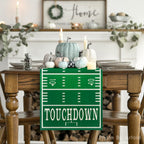 Artoid Mode Touch Down American Football Court Table Runner, Rugby Boy Fall Birthday Party Kitchen Dining Table