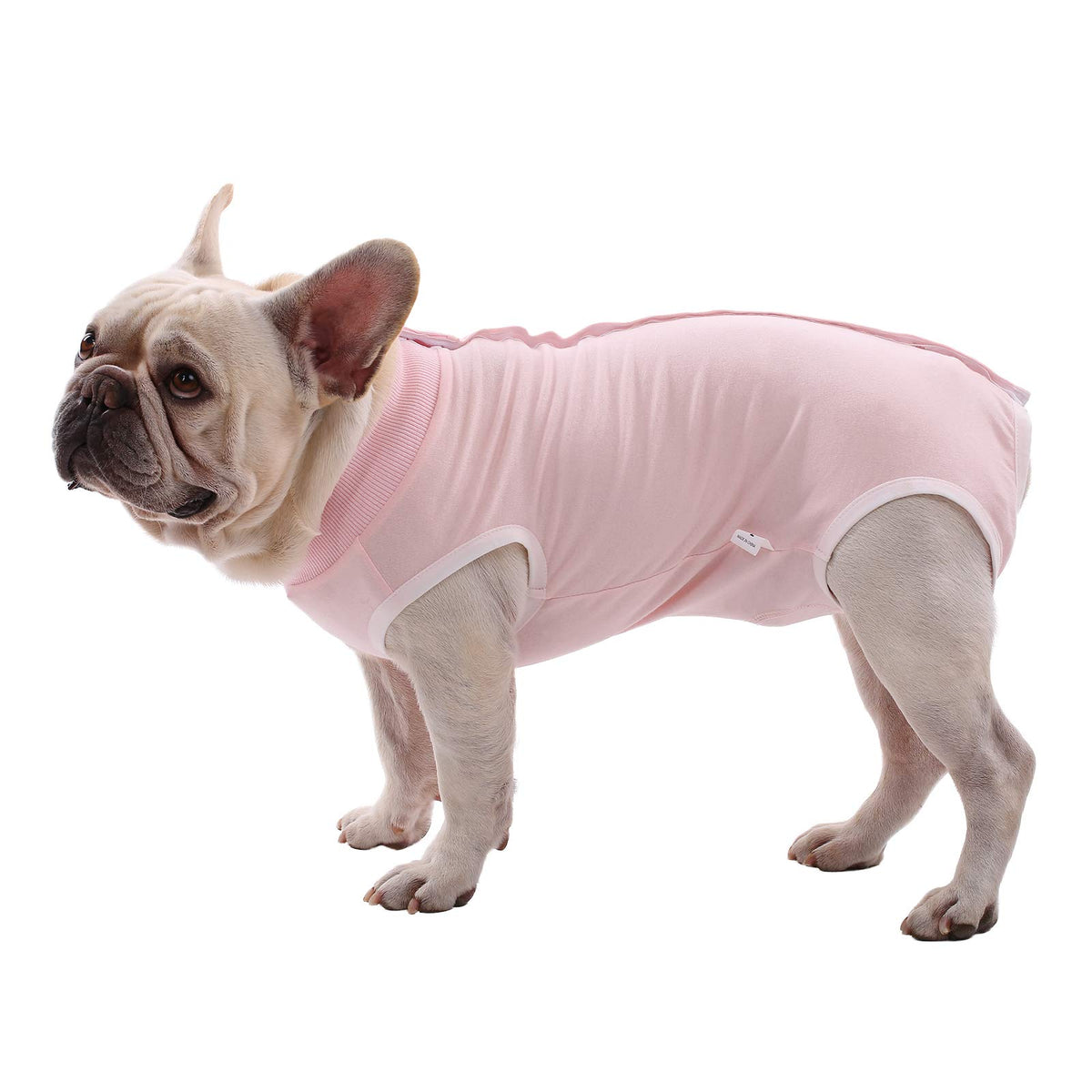 SAWMONG Recovery Suit for Dogs Female Male - pink / Large (Back:15.4", Weight: 10-22 Ib) view 2