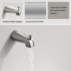 FROPO Shower Tub Faucet - Brushed Nickel view 3