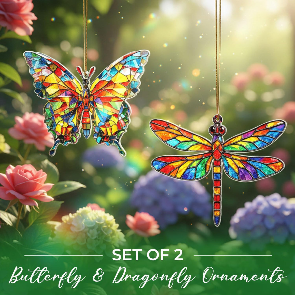 LHHungSoul Butterfly and Dragonfly Ornament