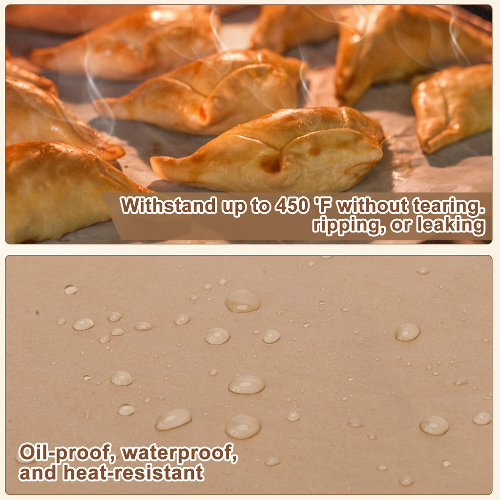 Hovico 130PCS Parchment Paper Baking Sheets - Original 12" x 12" view 4