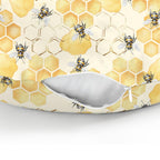 Nursing Pillow Covers for Boy Girl Bees - Honey view 7