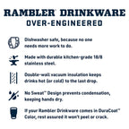 YETI Rambler 35 oz Straw Mug, Wild Vine Red (additional view 5)