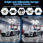 POLARPRA LED Garage Lights - 30000LM Super Brighter Garage Lighting w/ 6 Deformable (additional view 2)