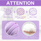 Namalu 2 Pcs Knot Pillow Decorative Throw Pillow - Light Purple / 10.6 Inches view 3