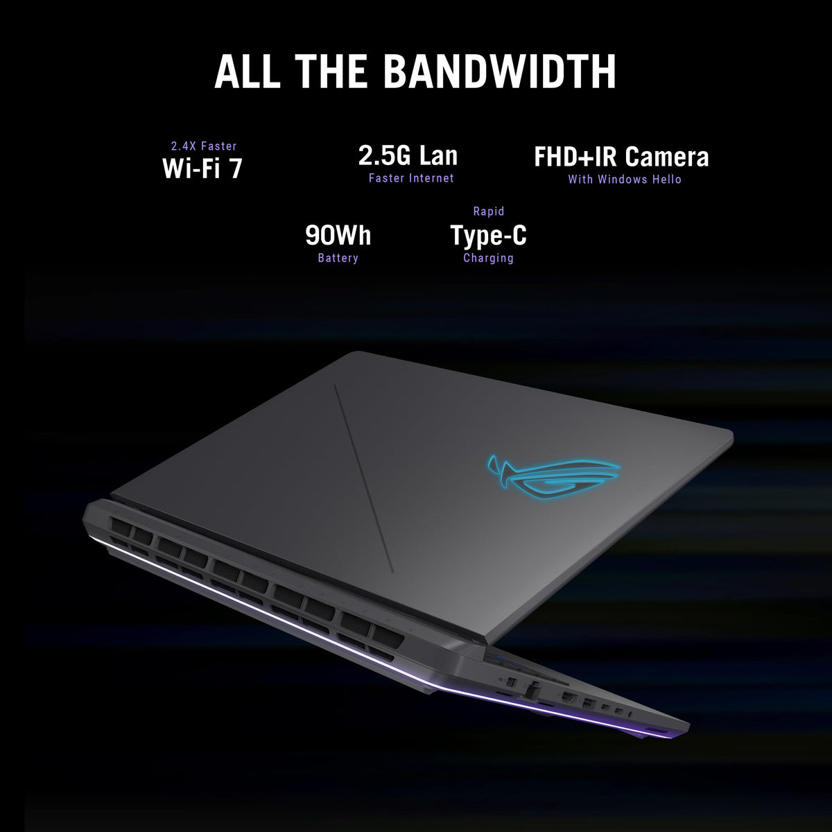 ASUS ROG Strix G16 (2025) Gaming Laptop, 16” FHD+ 16:10 165Hz/3ms, NVIDIA GeForce RTX (additional view 9)