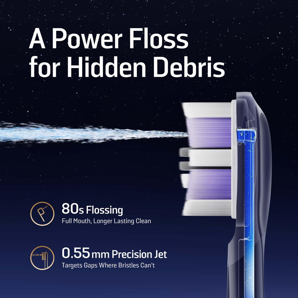 Soocas NEOS II Ultra Electric Toothbrush with Water Flosser, Midnight – Blue