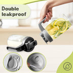 Wide Mouth Mason Jar Lids V-Shaped with Handle - Grey+Black / 2pcs view 3